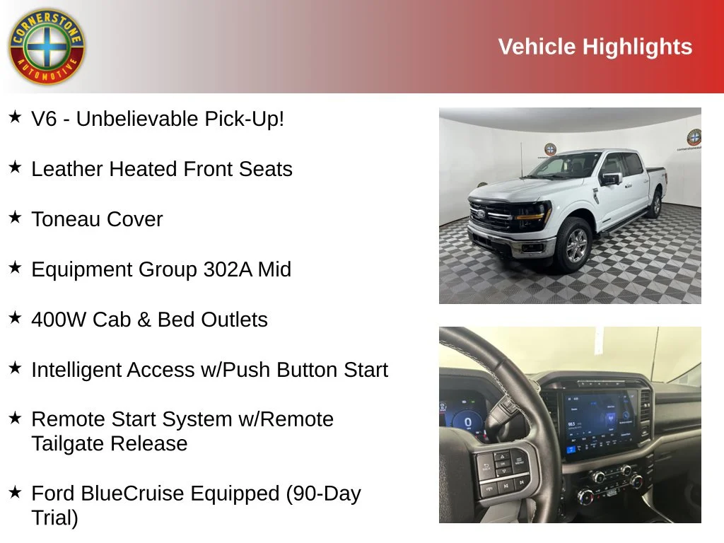 Used 2024 Ford F-150 XLT with VIN 1FTFW3LD6RFB04415 for sale in Elk River, Minnesota