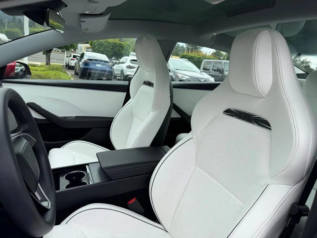 Used 2025 Red Tesla Performance image 15