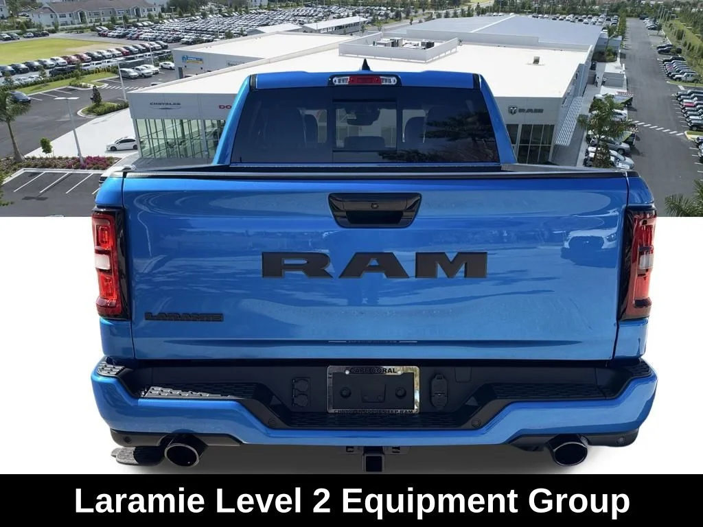 New 2026 Hydro Blue Pearl-Coat Exterior Paint RAM Laramie image 5