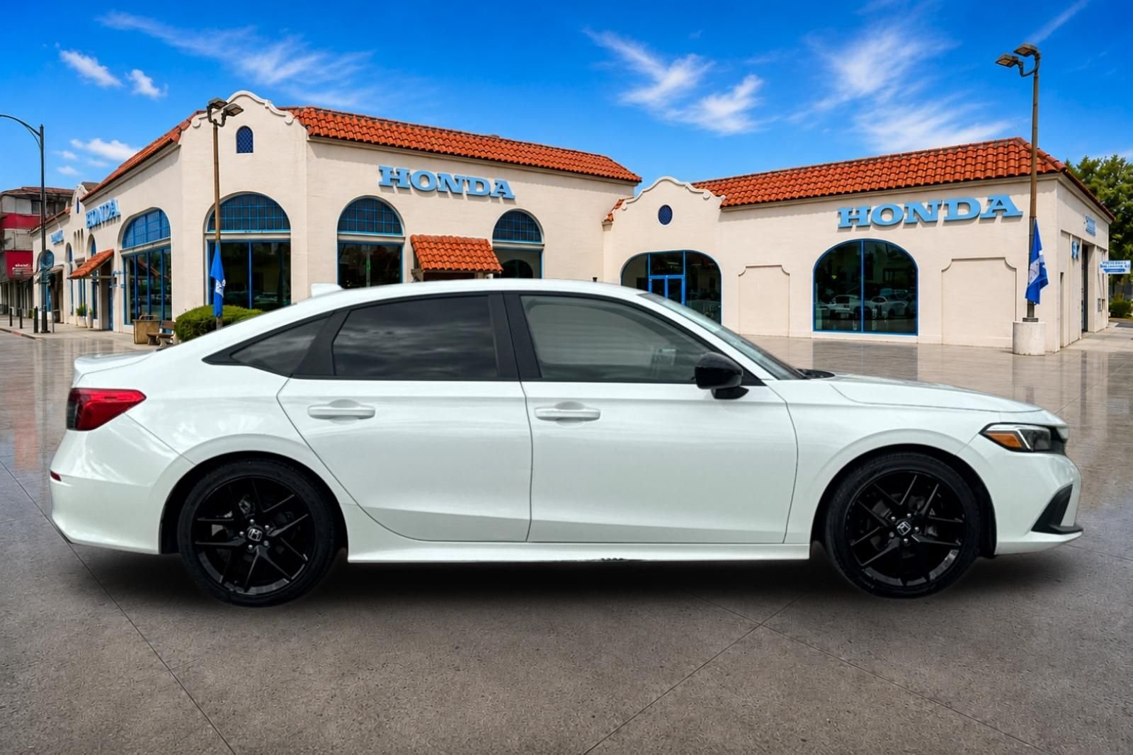 Used 2022 Platinum White Pearl Honda Sport image 3