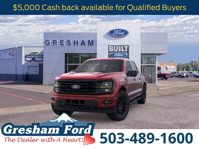 New 2026 Ruby Red Metallic Tinted Clearcoat Ford XLT image 2