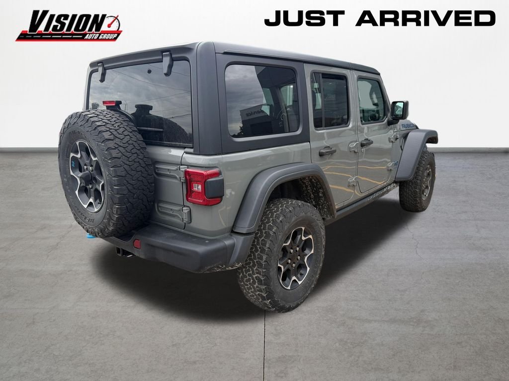 Used 2023 Gray Jeep Rubicon 4xe image 5
