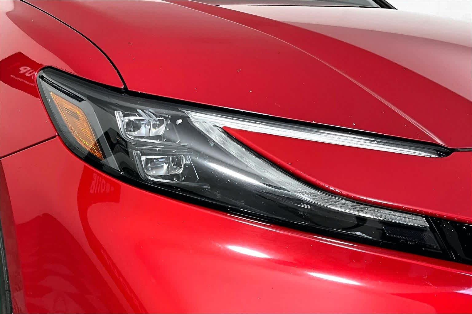 Used 2025 Supersonic Red/Midnight Black Metallic Toyota XSE image 26