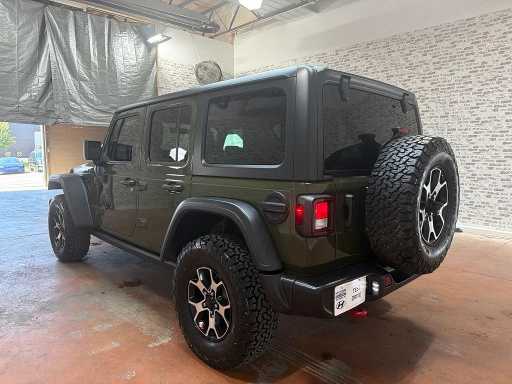 Used 2021 Sarge Green Clearcoat Jeep Unlimited Rubicon image 5