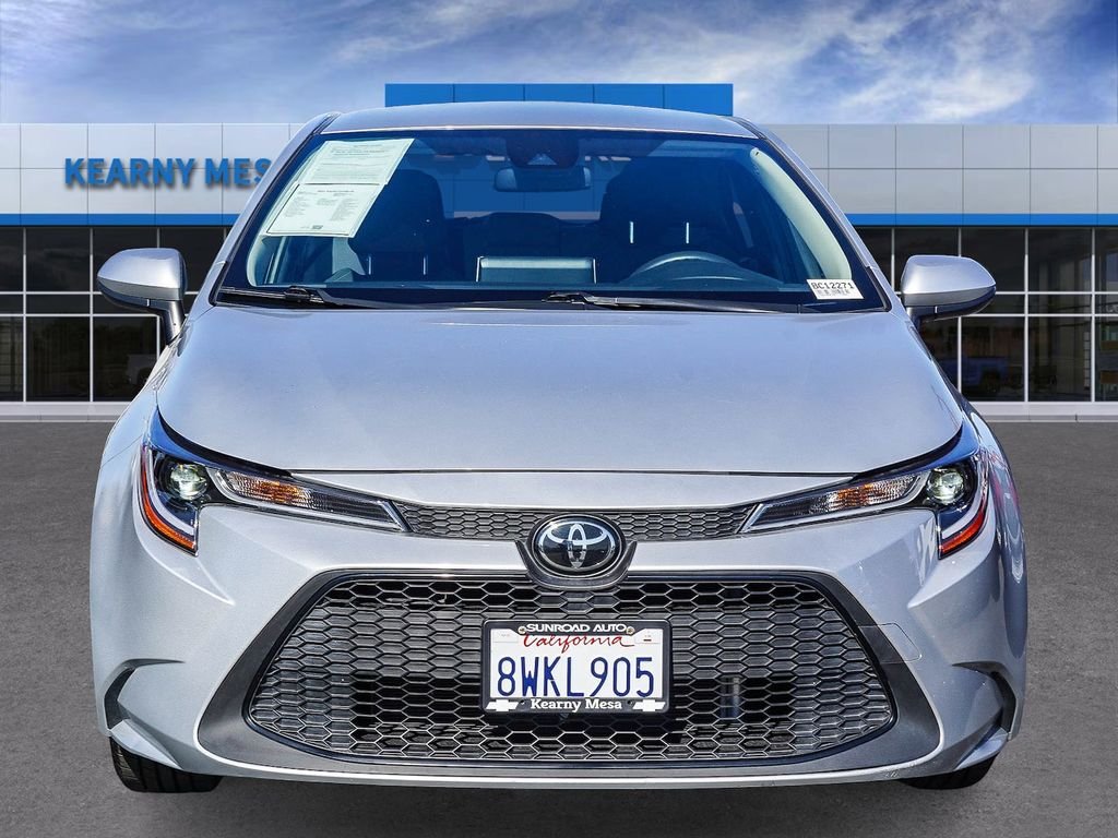 Used 2021 Silver Toyota LE image 2
