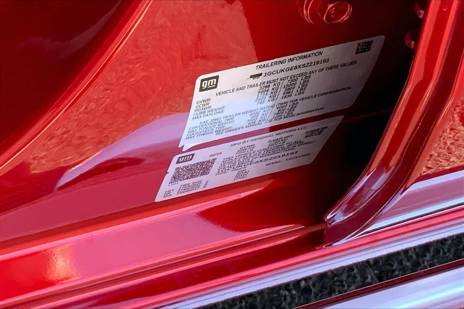 Used 2025 Radiant Red Tintcoat Chevrolet LTZ image 37