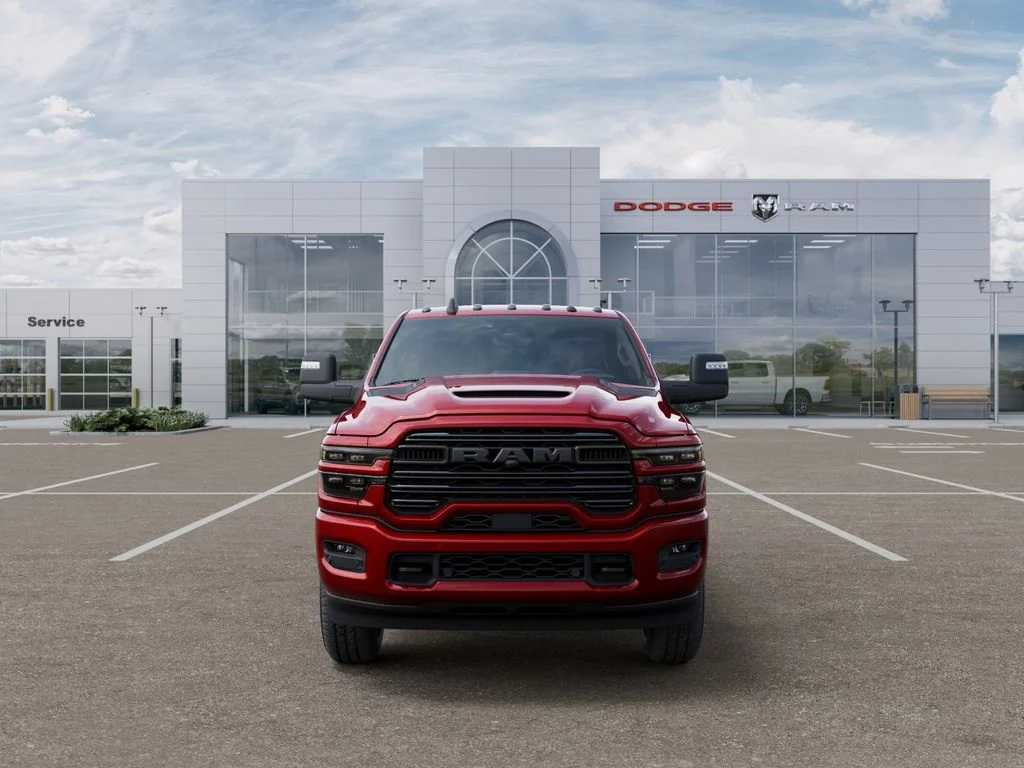 New 2026 Molten Red Pearl-Coat Exterior Paint RAM Laramie image 7