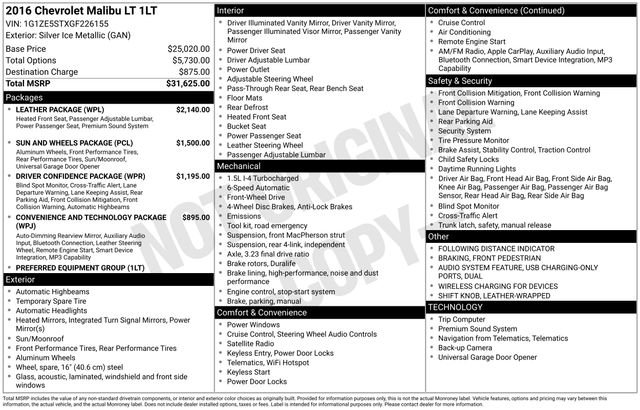 Used 2016 Silver Chevrolet LT image 11