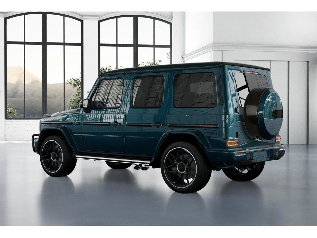 New 2027 MANUFAKTUR Sea Blue metallic Mercedes-Benz AMG® G 63 SUV image 30
