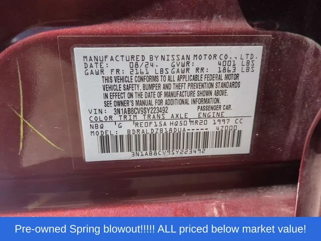 Used 2025 Red Nissan SV image 44
