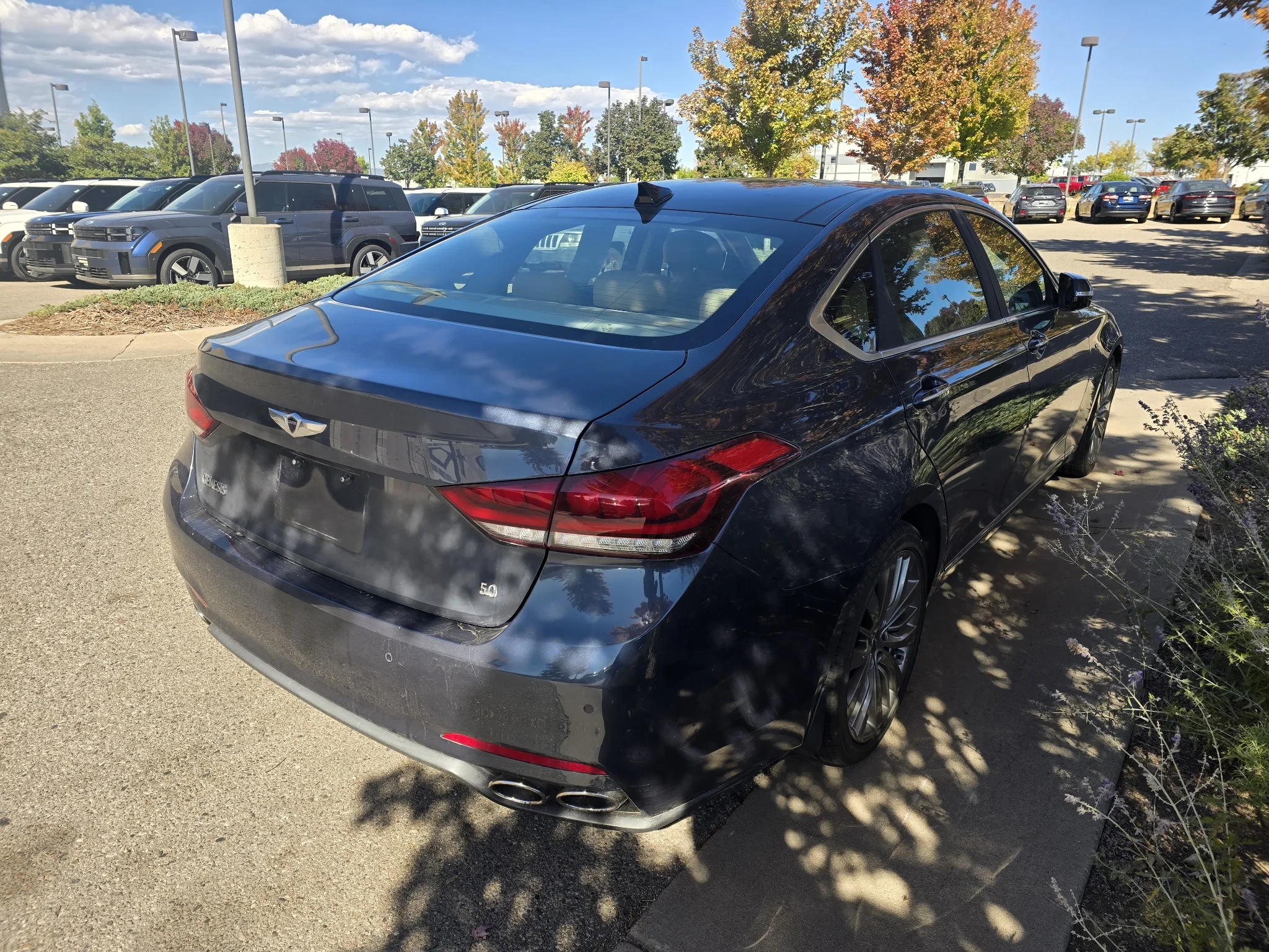 Used 2015 Montecito Blue Hyundai 5.0L image 6