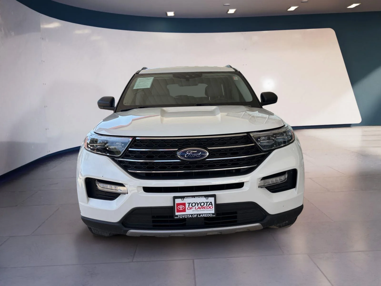 Used 2021 Star White Metallic Tri-Coat Ford XLT image 8