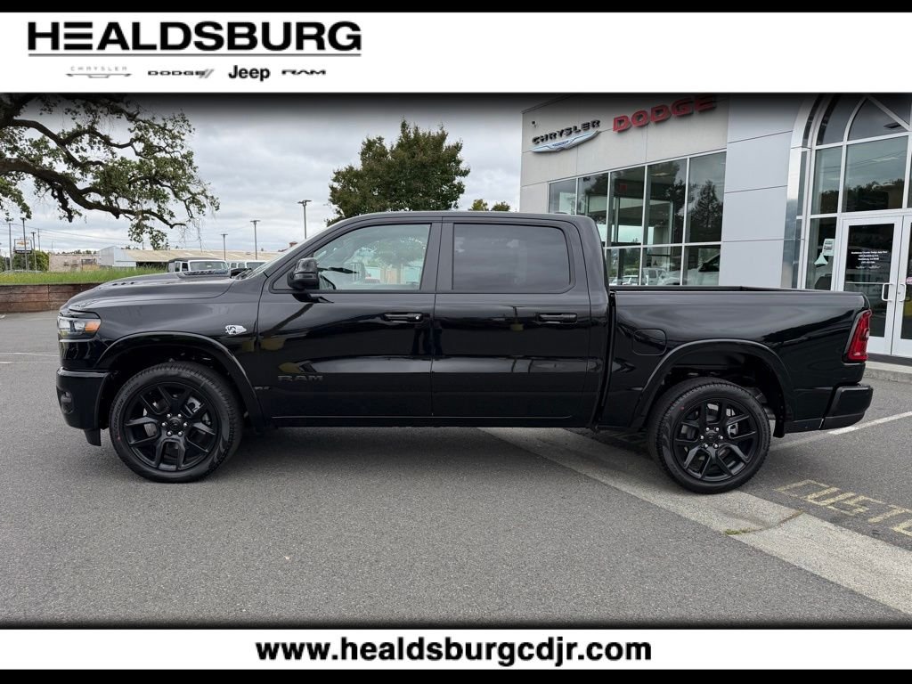 New 2026 Diamond Black Crystal Pearl-Coat Exterior Paint RAM Laramie image 2