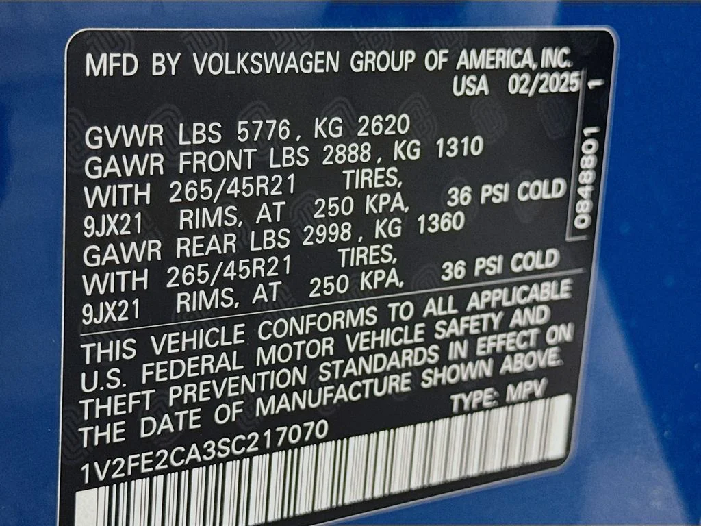 2025 Volkswagen Atlas Cross Sport SEL Premium R-LINE - Photo 46