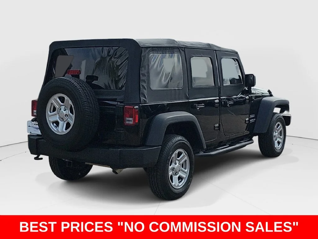 Used 2016 Black Jeep Unlimited Sport image 3