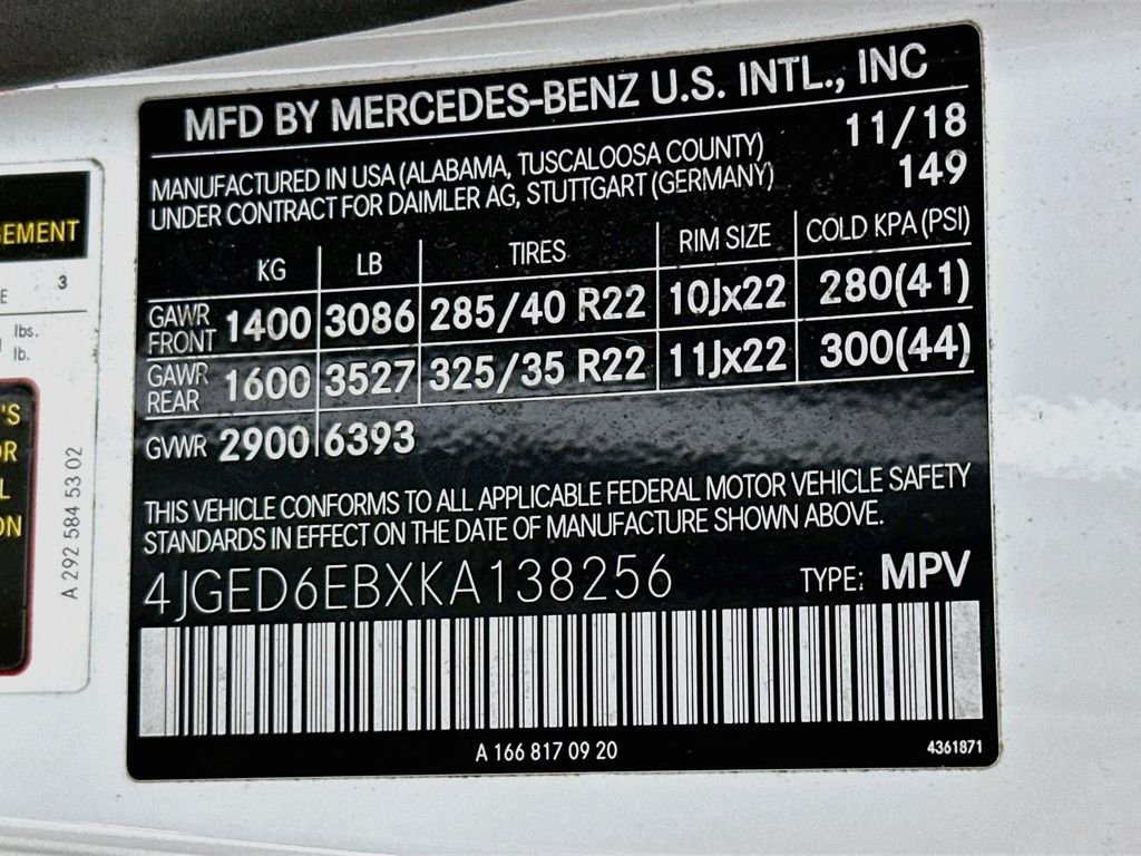 Used 2019 White Mercedes-Benz GLE 43 AMG® image 26