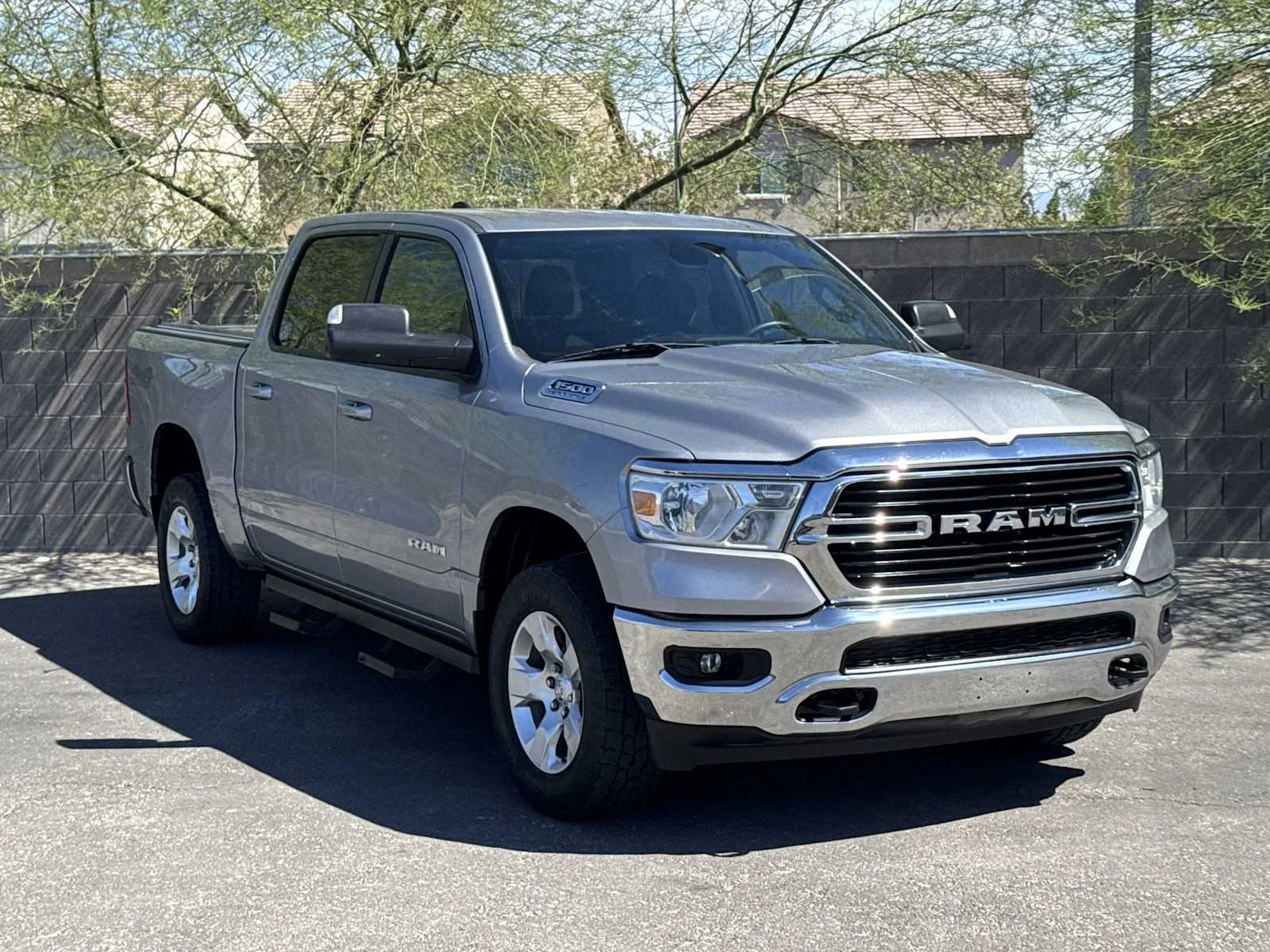 Used 2021 Billet Silver Metallic Clearcoat Ram Big Horn image 2