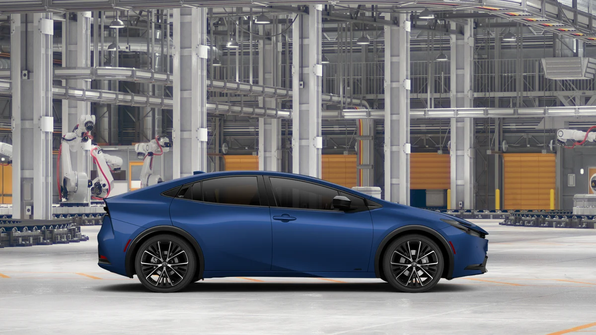New 2027 Reservoir Blue Toyota XLE AWD image 12