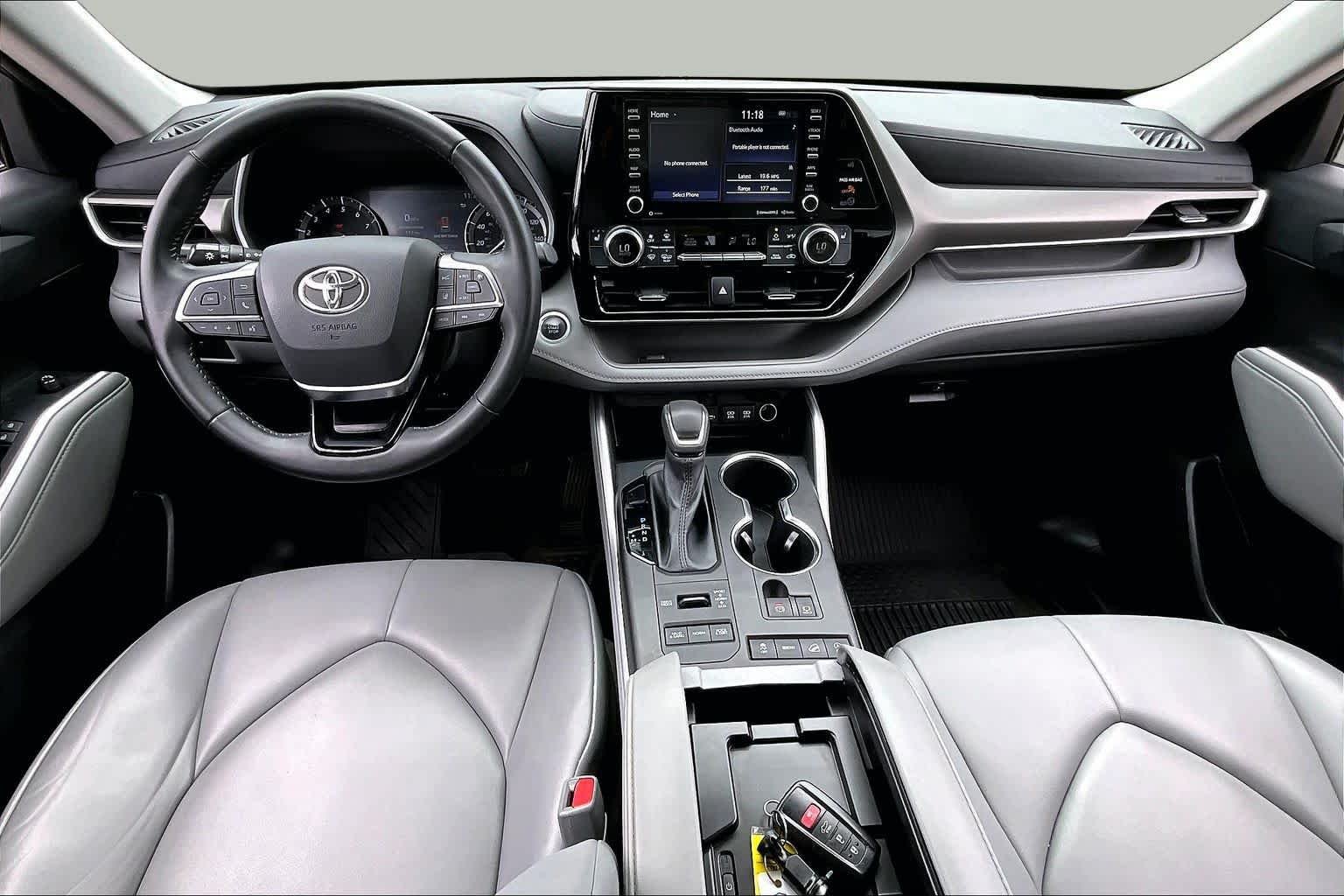 Used 2021 Magnetic Gray Metallic Toyota XLE image 16