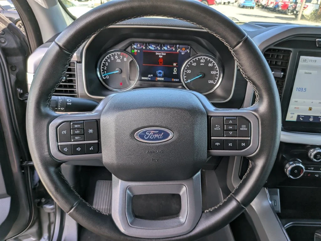 Used 2023 Antimatter Blue Metallic Ford XLT image 33