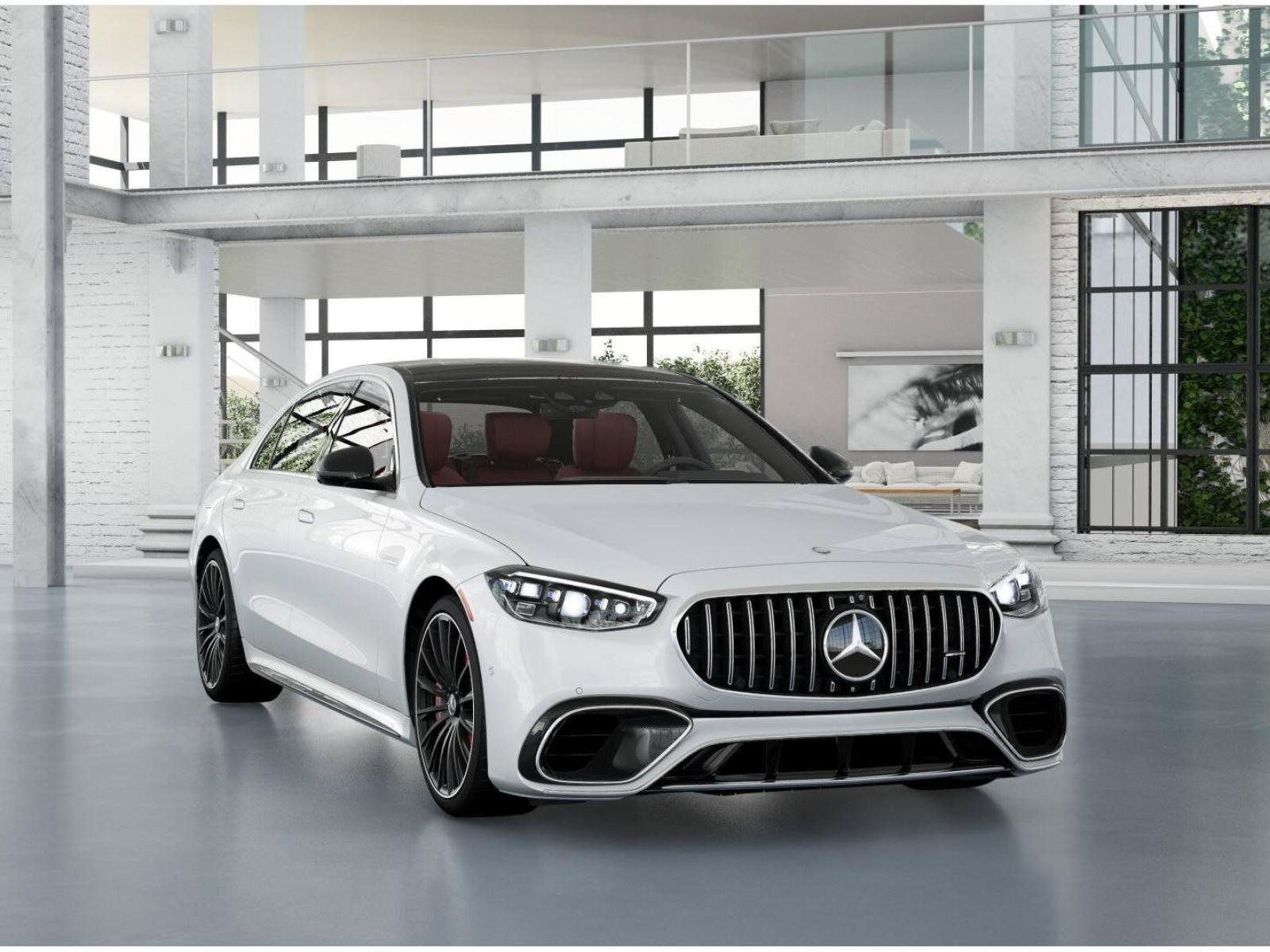 New 2026 MANUFAKTUR Moonlight White Metallic Mercedes-Benz S 63 E AMG® image 55