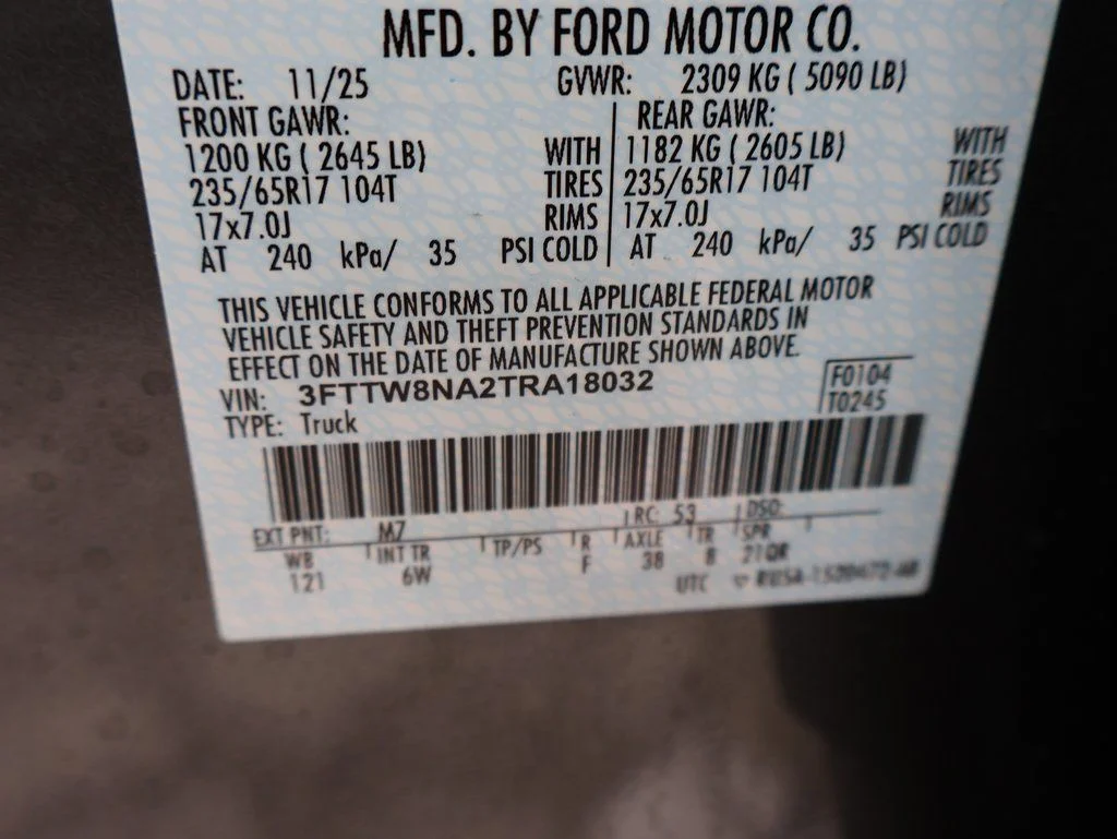 New 2026 Carbonized Gray Metallic Ford Tremor® image 41