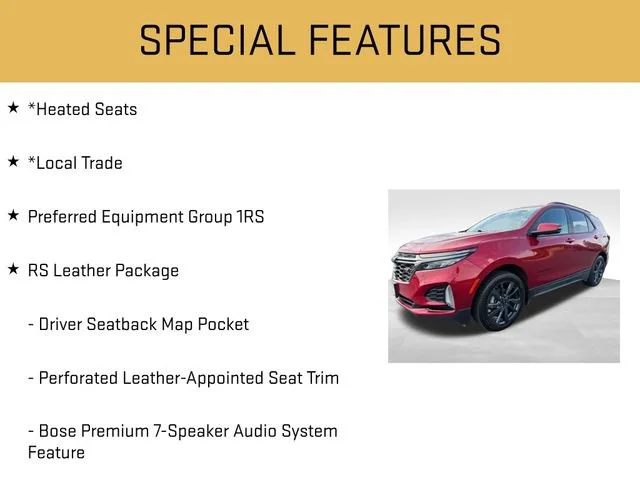 Used 2023 Radiant Red Tintcoat Chevrolet RS image 6