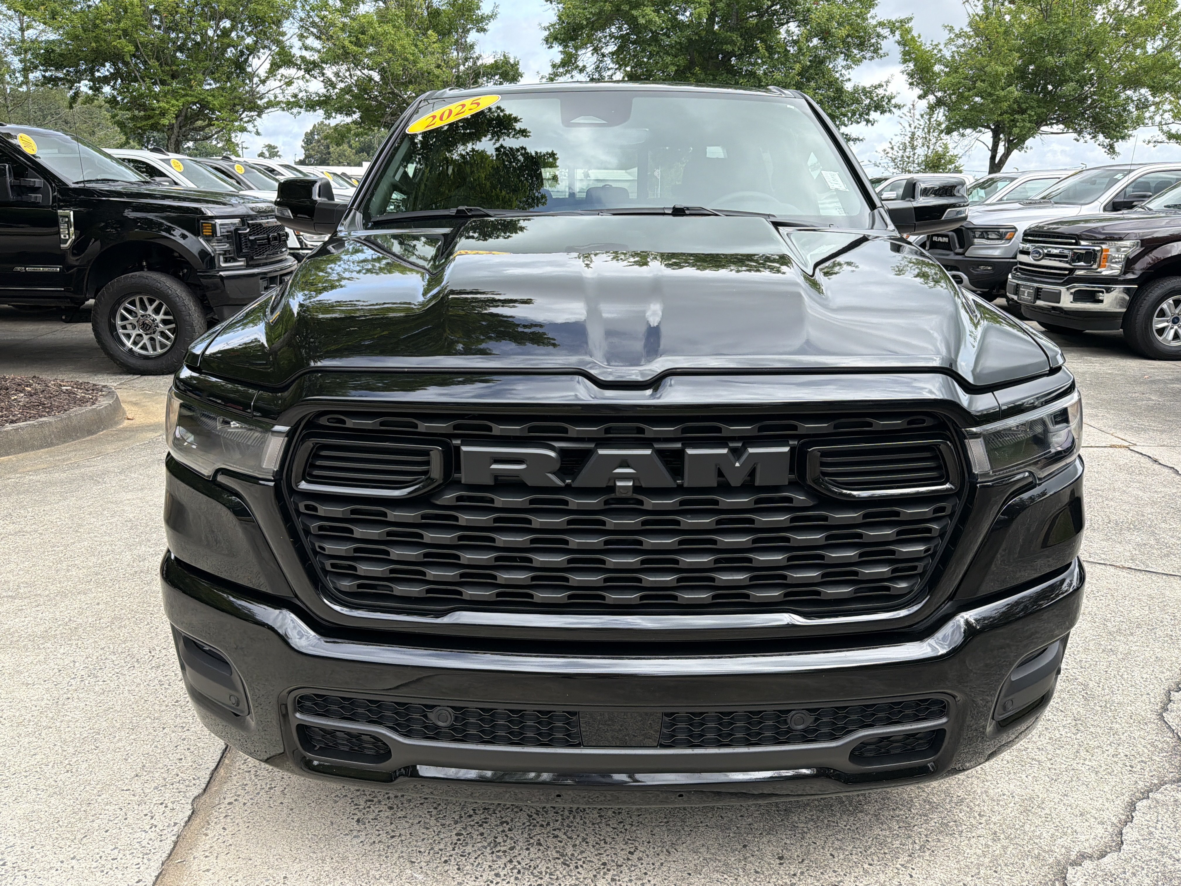 Used 2025 Diamond Black Crystal Pearlcoat Ram Big Horn image 4