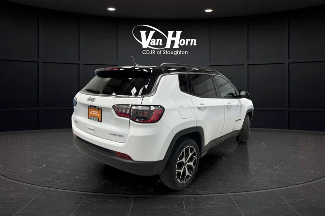 Used 2025 Bright White Clearcoat Jeep Limited image 7