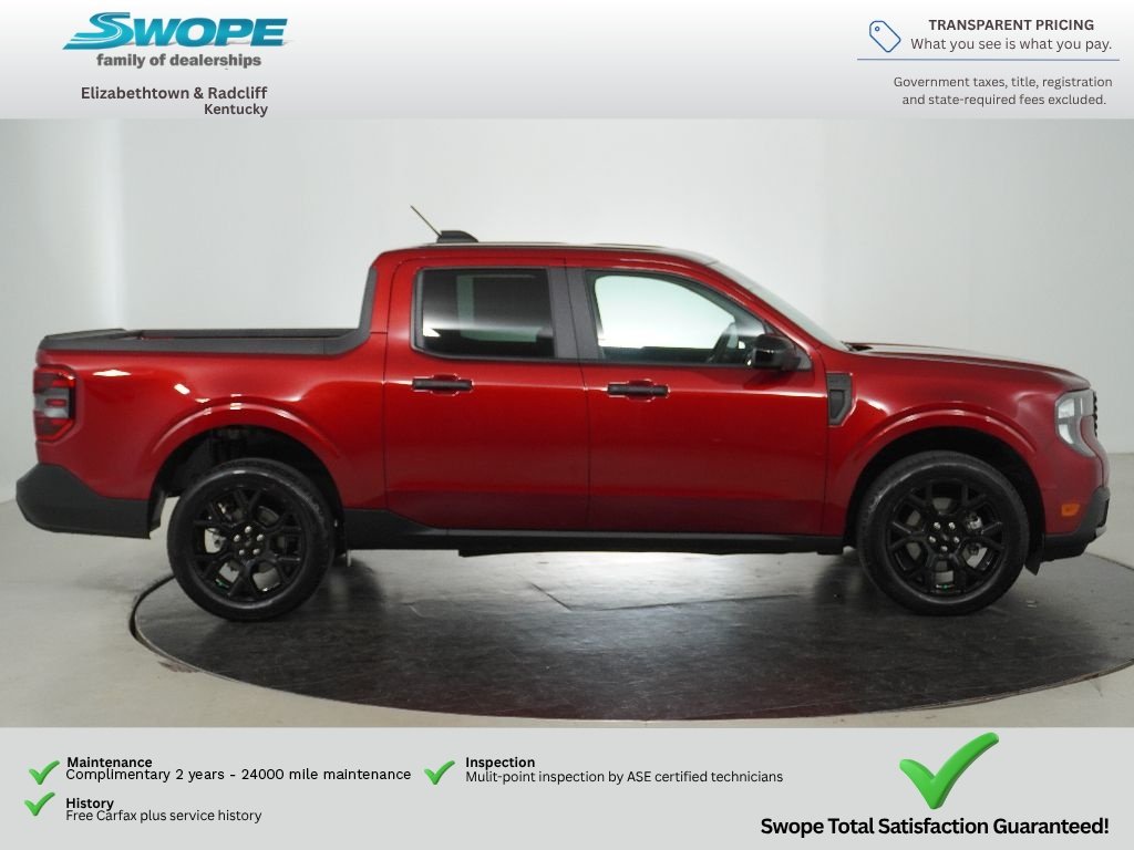 Used 2025 Ruby Red Metallic Tinted Clearcoat Ford XLT image 2