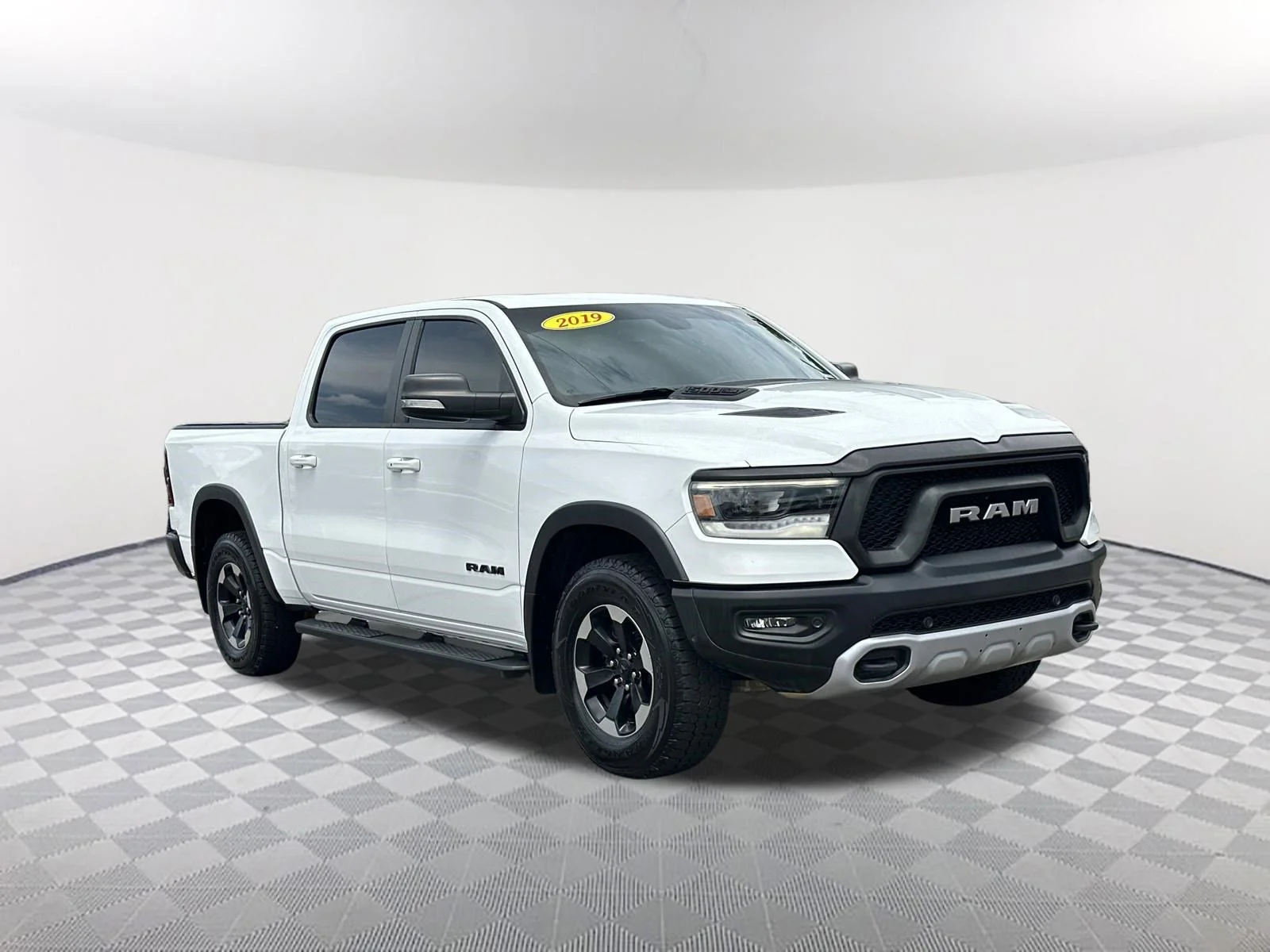 Used 2019 Bright White Clear Coat Ram Rebel image 3