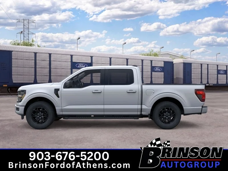 New 2026 Iconic Silver Metallic Ford XLT image 3