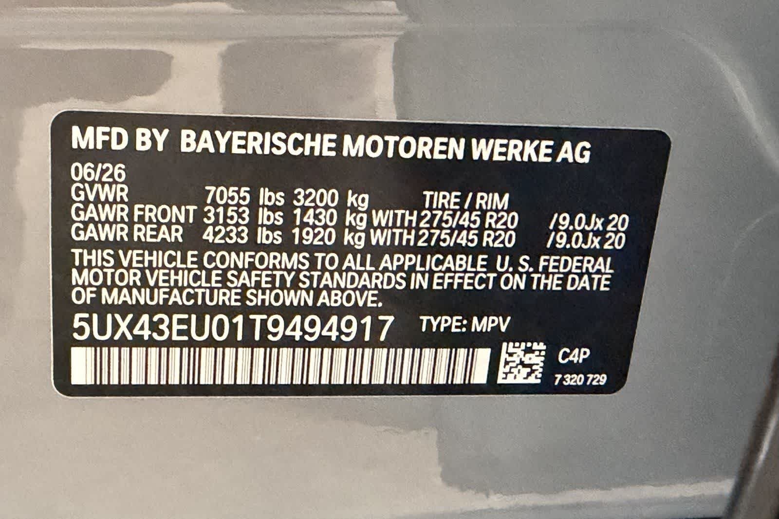 New 2026 Brooklyn Grey Metallic BMW xDrive50e image 27