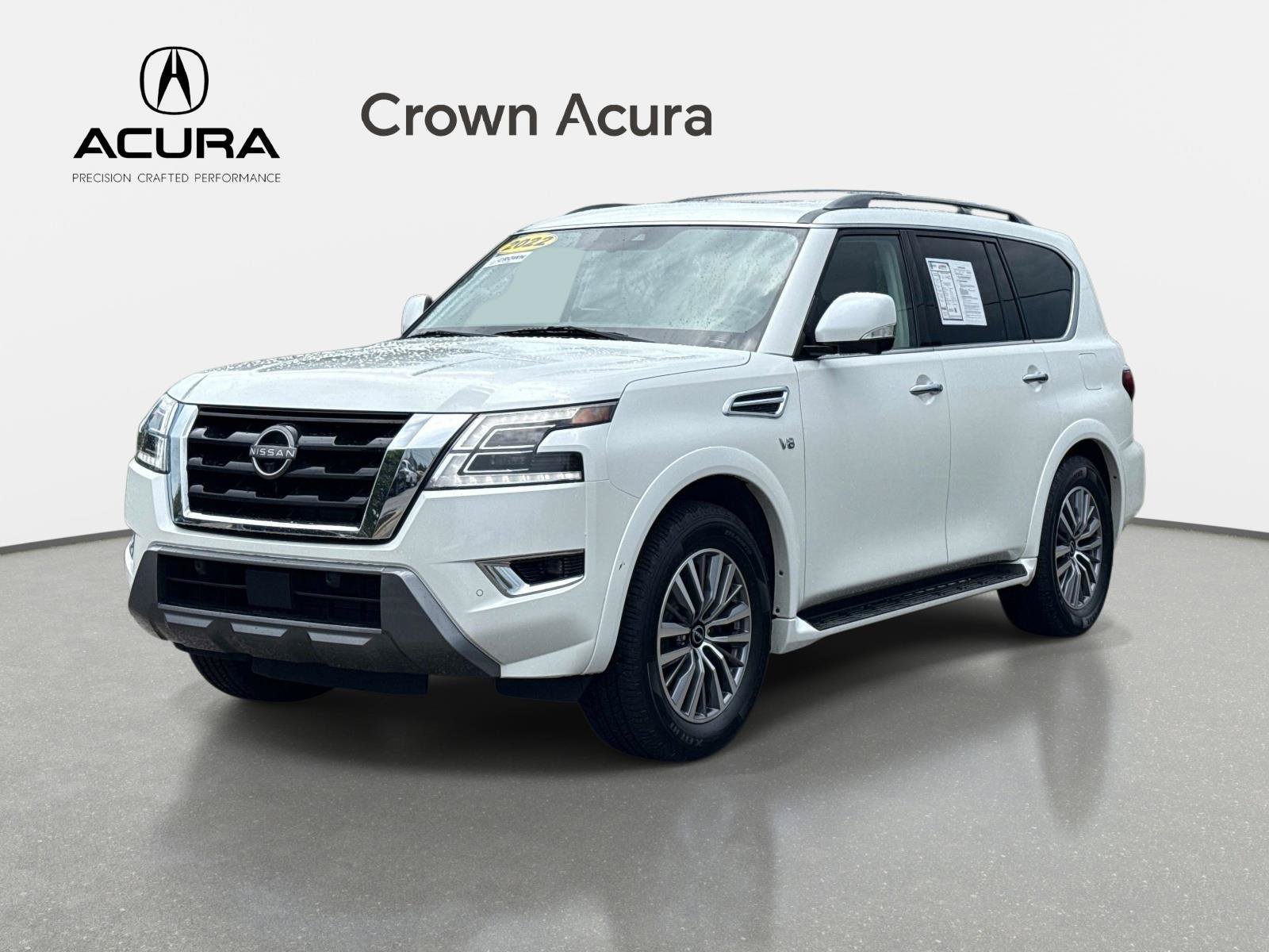 Used 2022 Aspen White TriCoat Pearl Nissan SL image 1