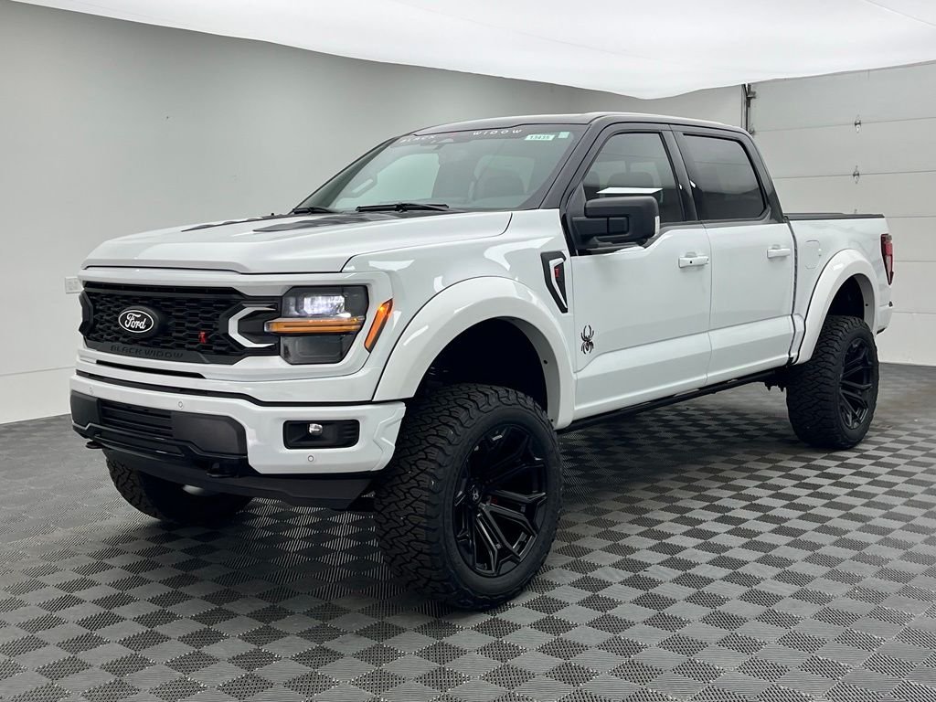 New 2026 White Ford XLT Black Widow Lifted Truck image 15