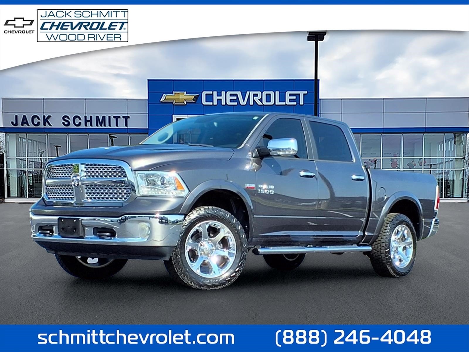 Used 2017 Gray Ram Laramie Crew Cab 4x4 5