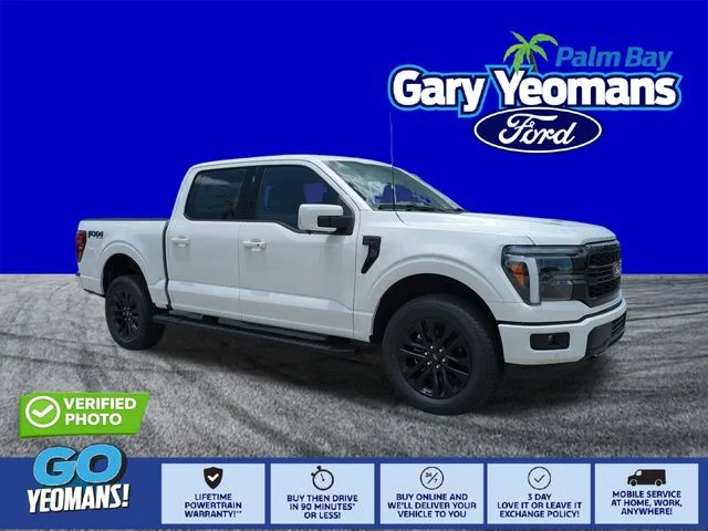 New 2026 Star White Metallic Tri-Coat Ford Lariat® image 1