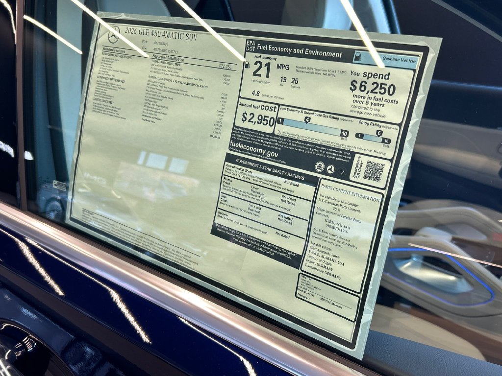 New 2026 MANUFAKTUR Mystic Blue Metallic Mercedes-Benz GLE 450 image 34