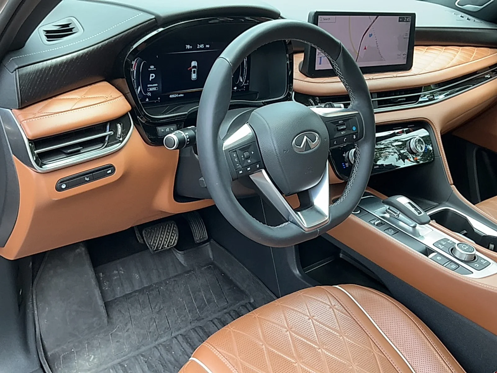 Used 2025 Warm Titanium/Black Obsidian INFINITI AUTOGRAPH AWD image 8