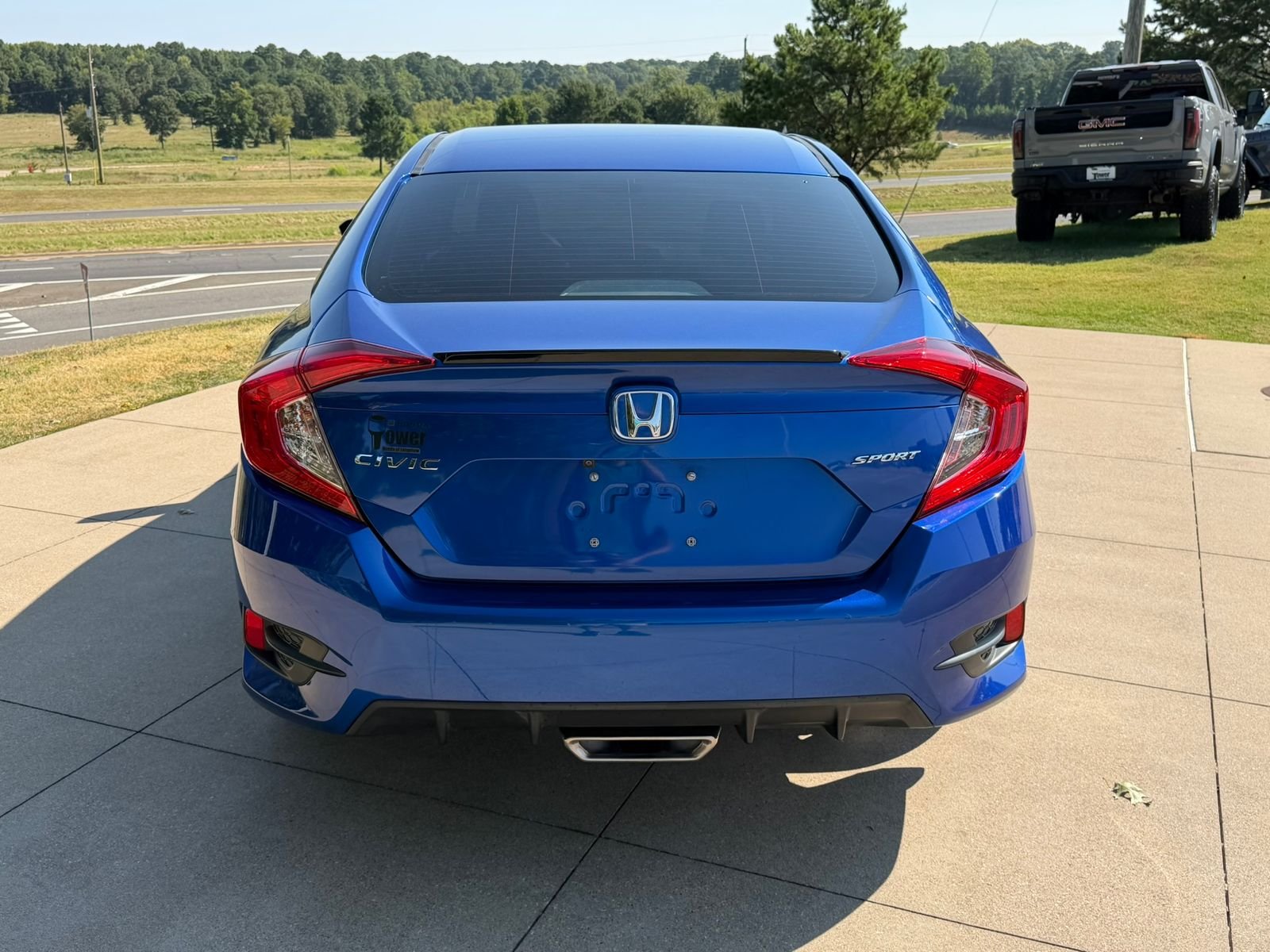 Certified Used 2021 Aegean Blue Metallic Honda Sport image 5