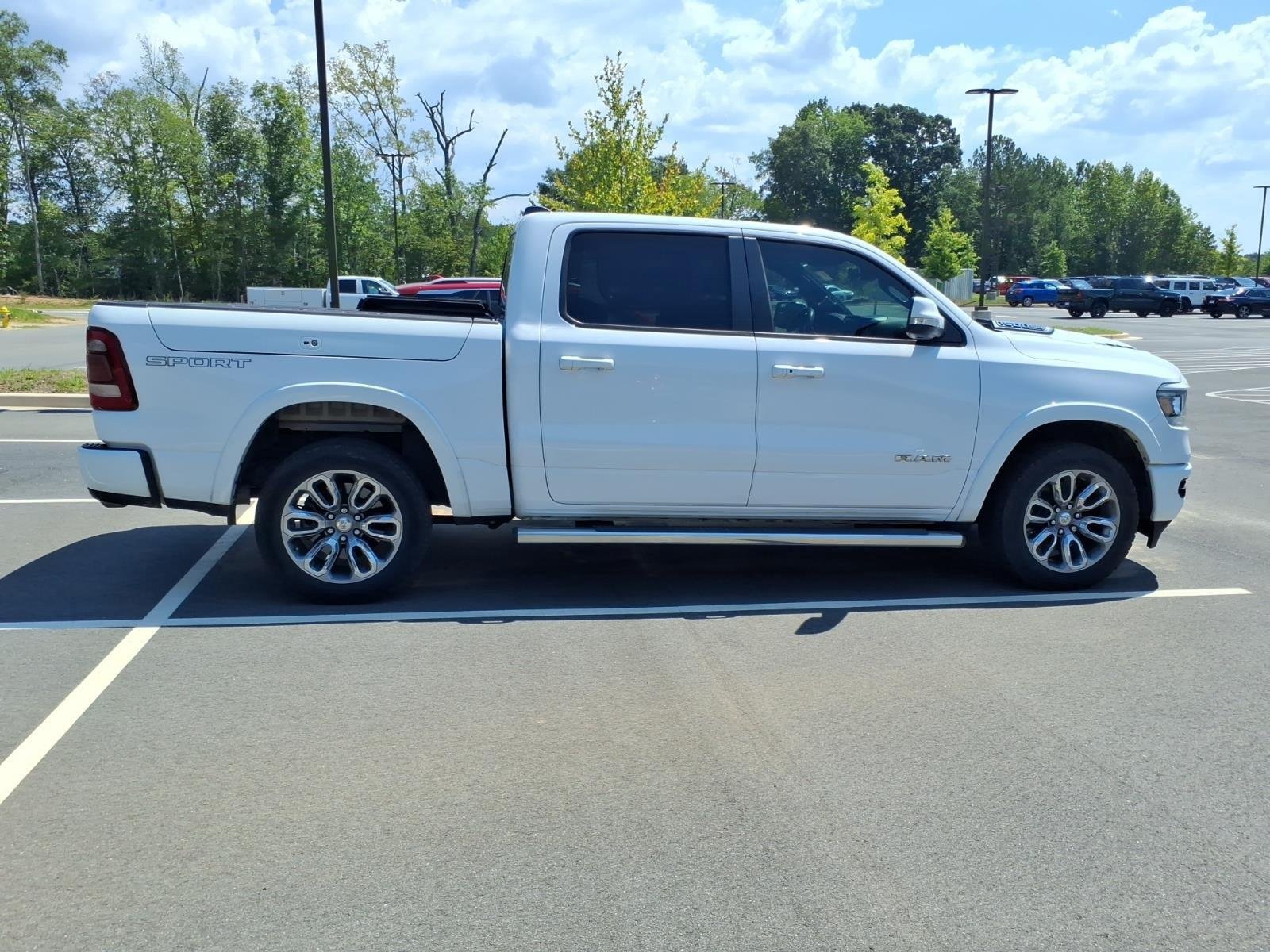 Used 2020 Bright White Clearcoat Ram Laramie image 11