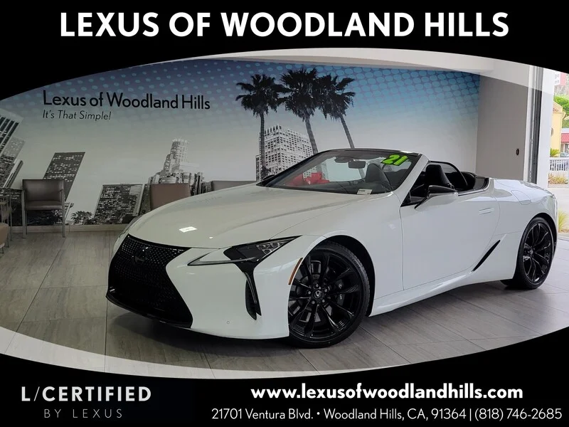 L/Certified 2021 LEXUS LC 500 LC 500 CONVERTIBLE Convertible in