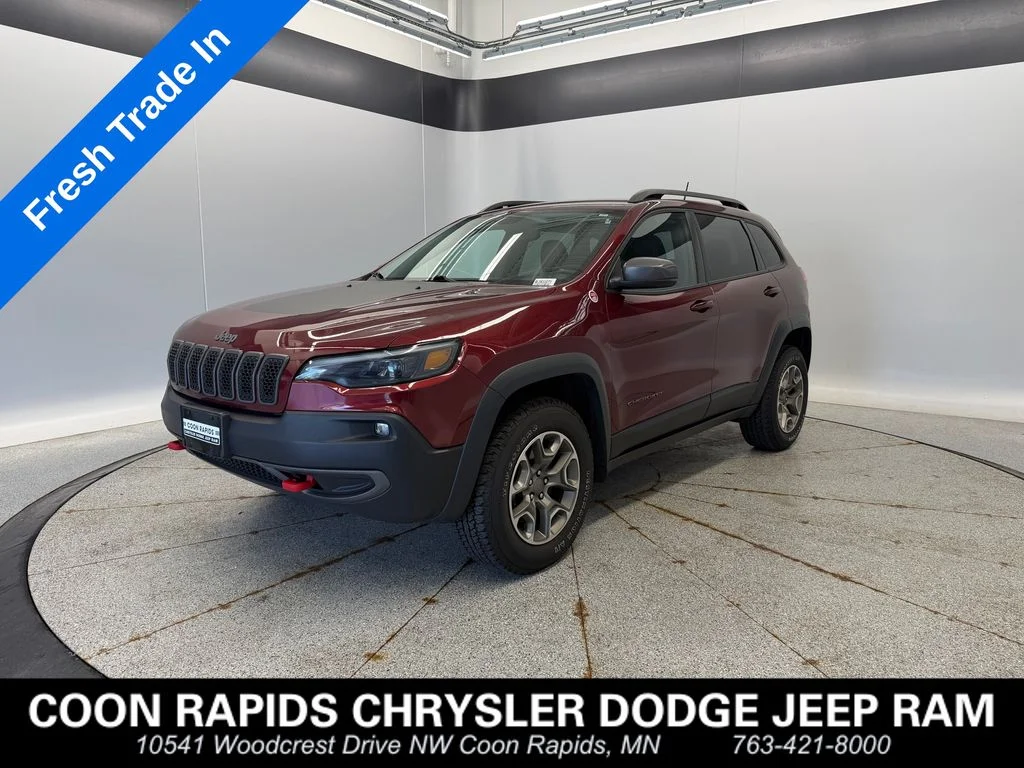 Used 2020 Red Jeep Trailhawk image 1