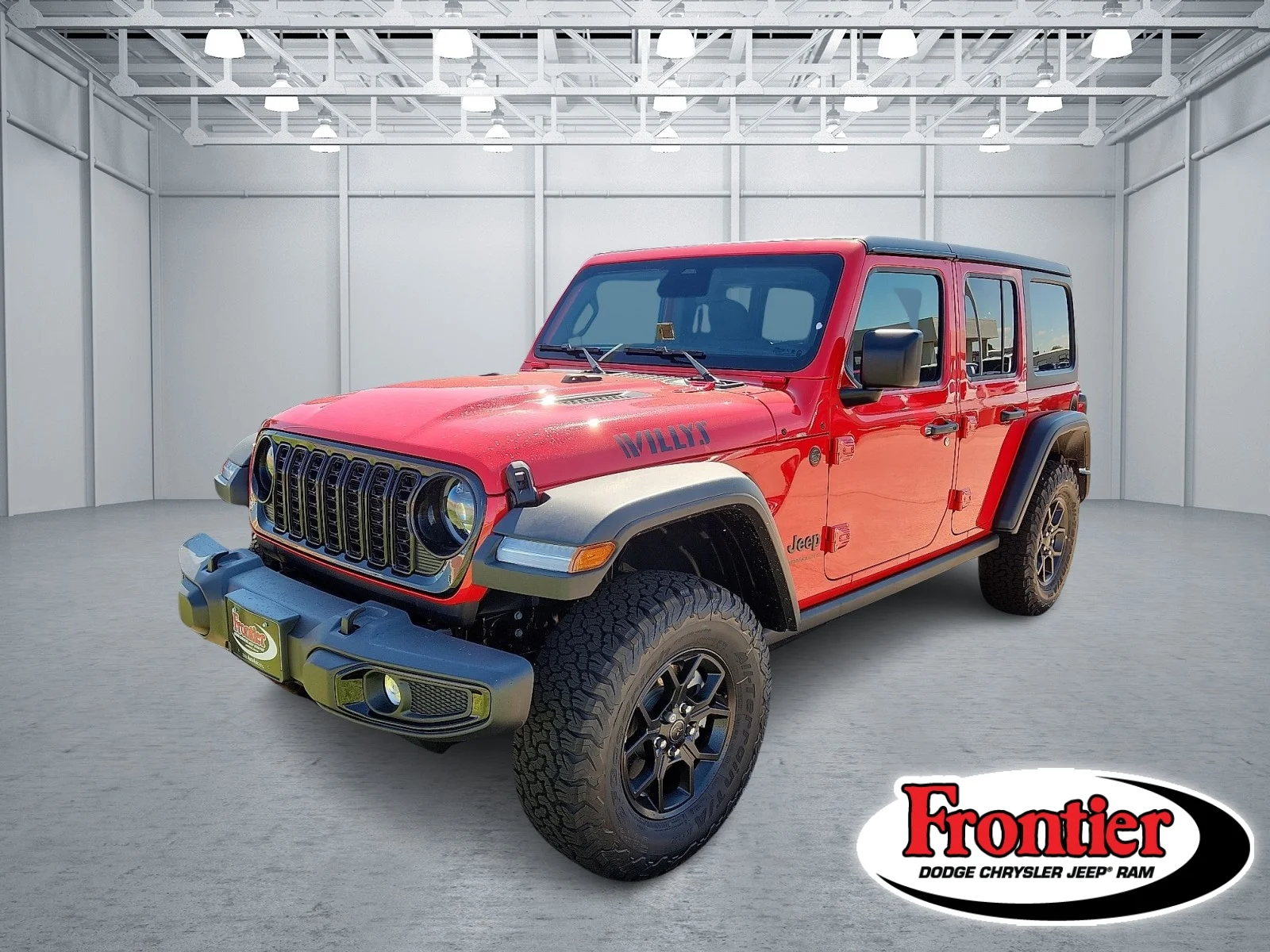 New 2027 Firecracker Red Clear-Coat  Paint Jeep 4-DOOR WILLYS image 1
