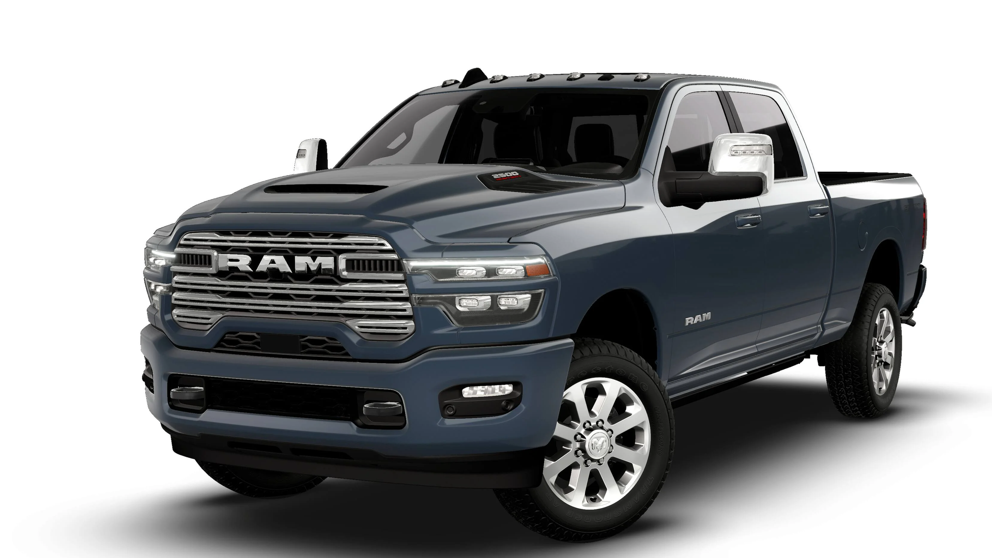 New 2026 Forged Blue Metallic Exterior Paint RAM LARAMIE image 13