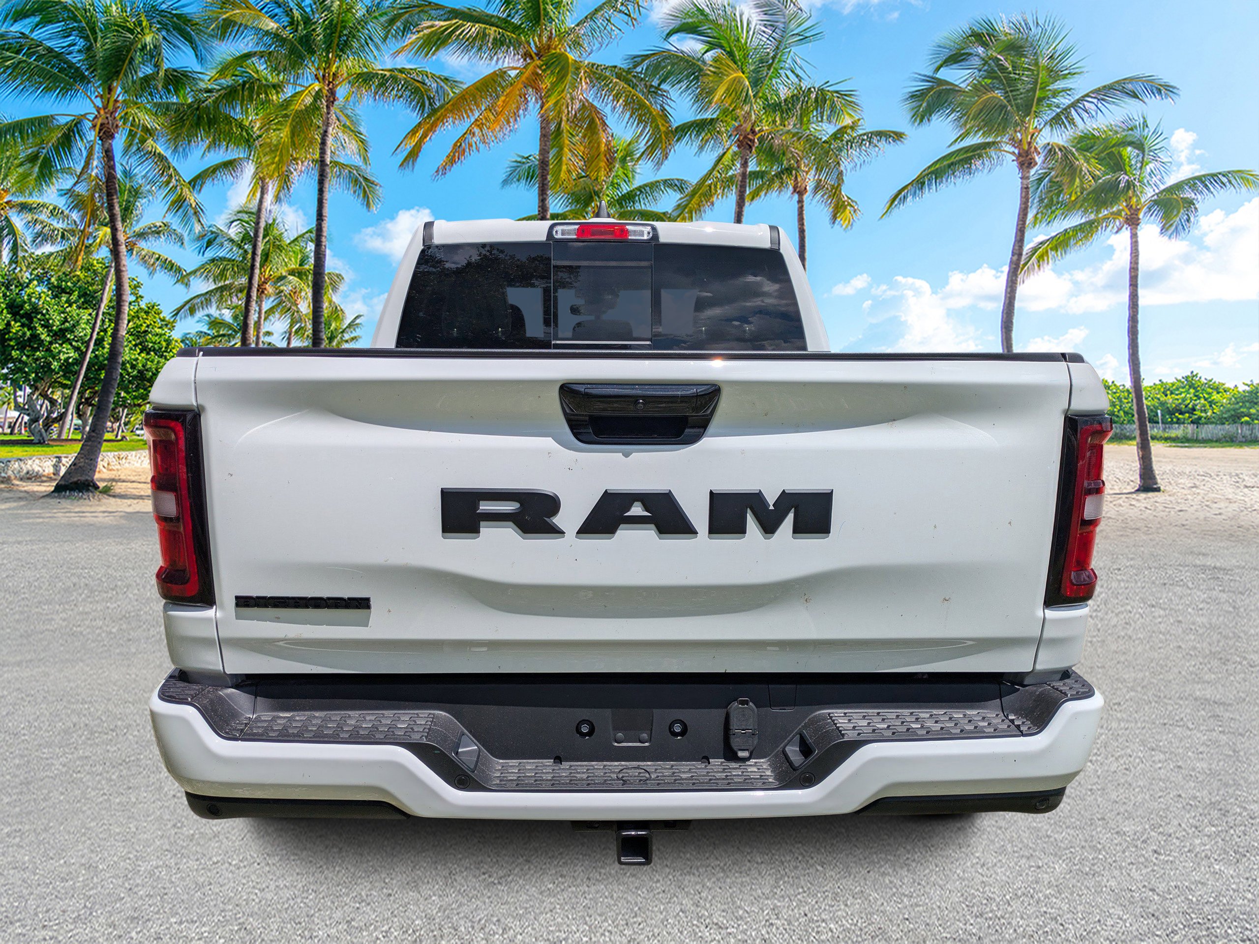 New 2026 Bright White Clear-Coat Exterior Paint RAM Big Horn image 4
