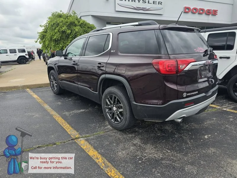 Used 2018 Black Cherry Metallic GMC SLT-1 image 3