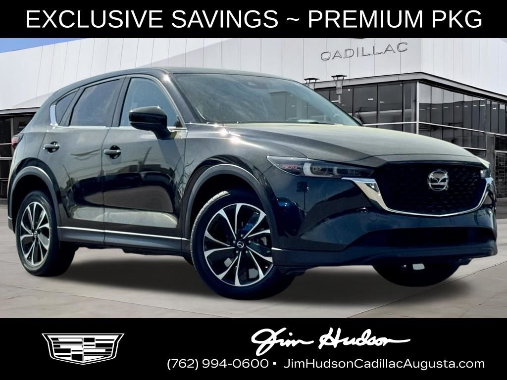 Black 2023 Mazda CX-5 2.5 S Premium AWD SUV / Crossover All-Wheel Drive 6-Speed Automatic
