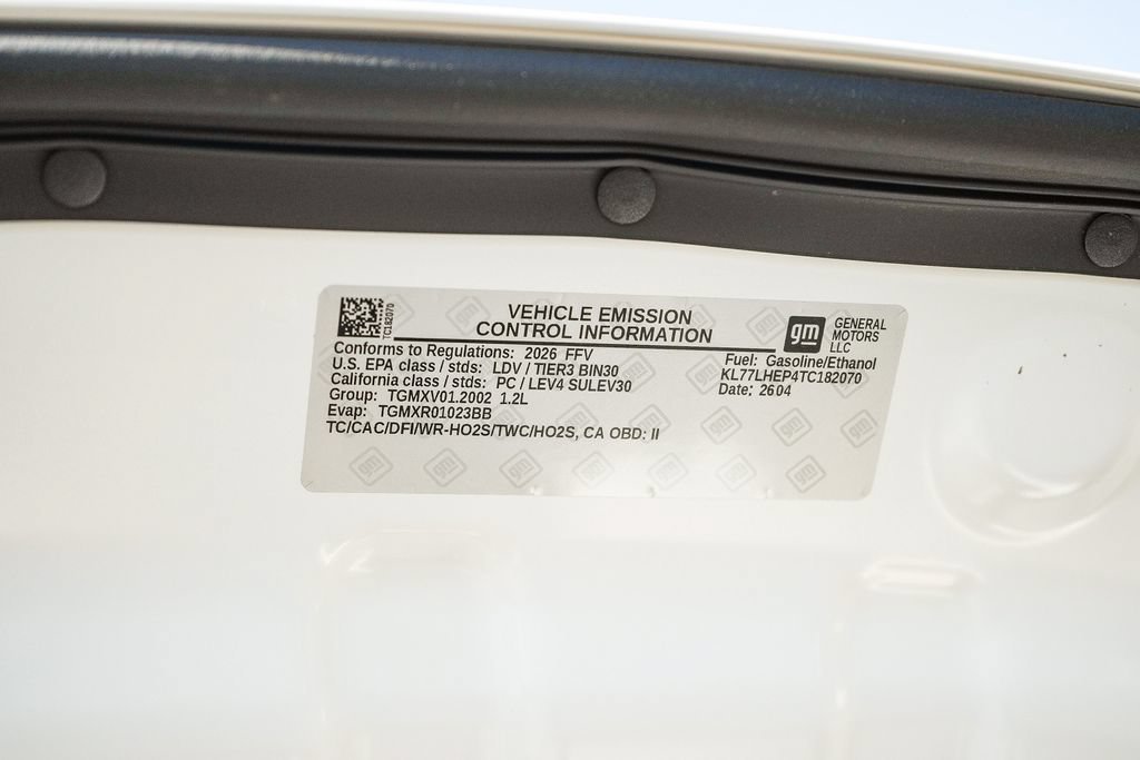 New 2026 Summit White Chevrolet LT image 26