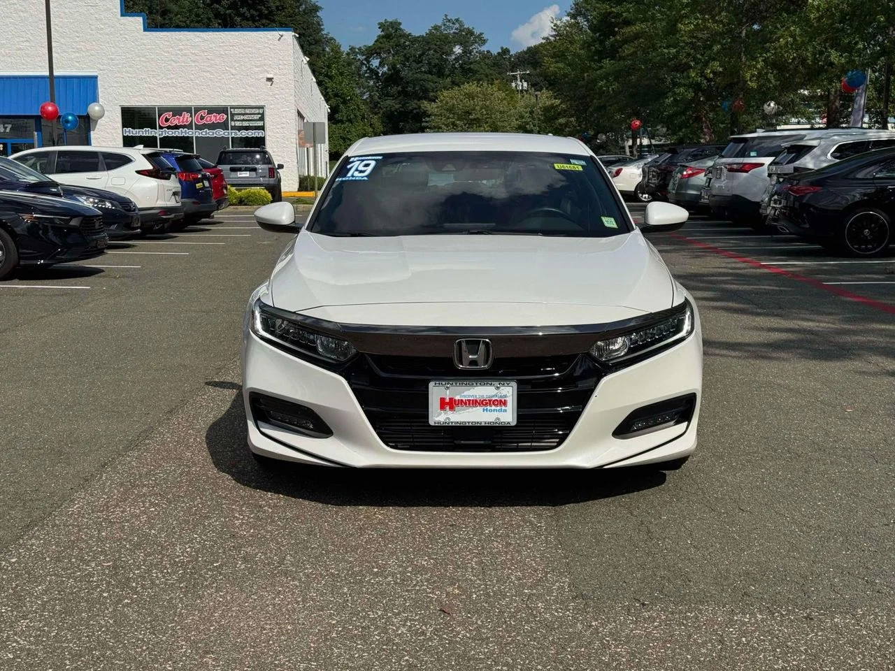 Used 2019 Platinum White Pearl Honda Sport image 2